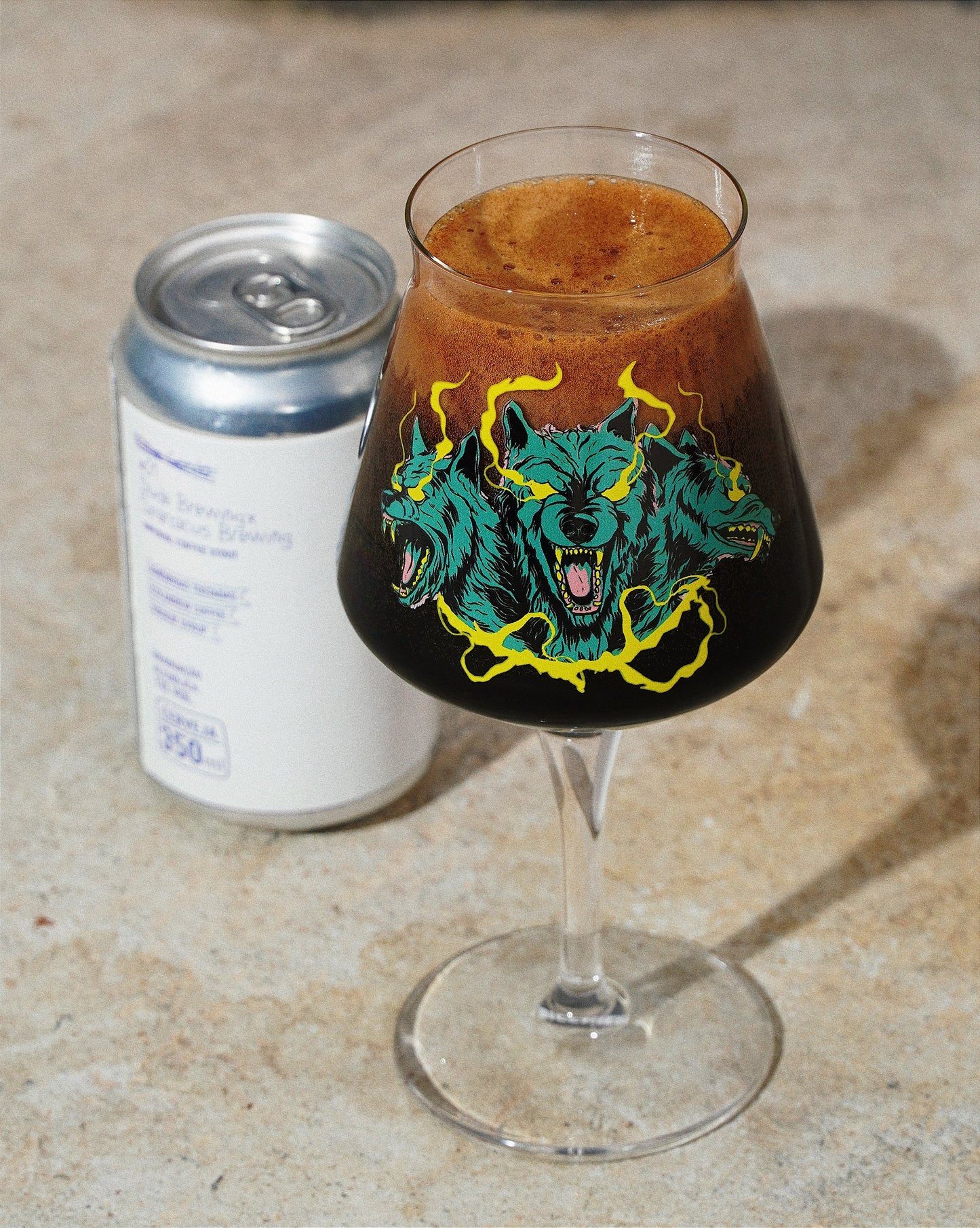 Taça Teku Rastal Cristal Dark Side Cérbero 420 mL