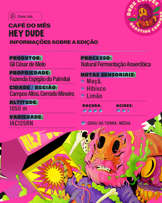 Café Hey Dude (Maçã, Hibisco e Limão)
