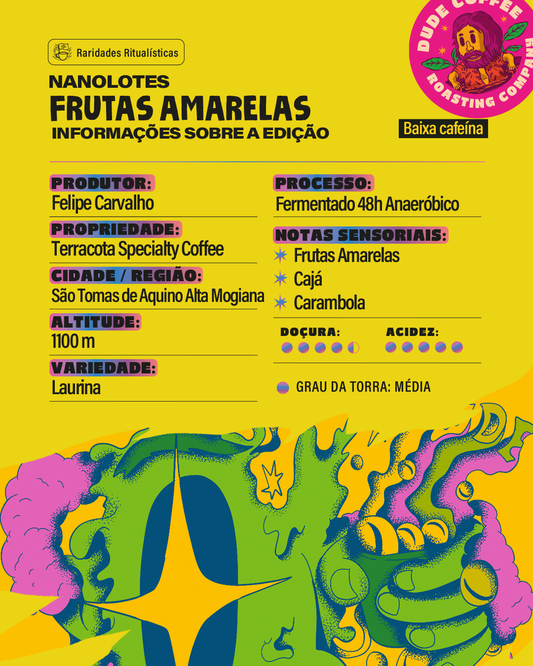 Café Nanolote Frutas Amarelas (Frutas Amarelas, Cajá e Carambola)