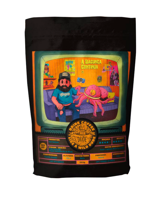 Café A BAGUNÇA CONTINUA (Frutas Tropicais, Mel e Castanha)