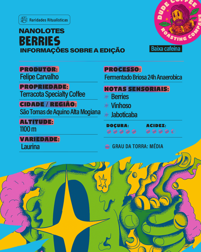 Café Nanolote Berries (Berries, Vinhoso e Jaboticaba)