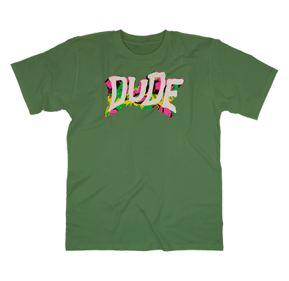Camiseta Verde Explodindo Tudo