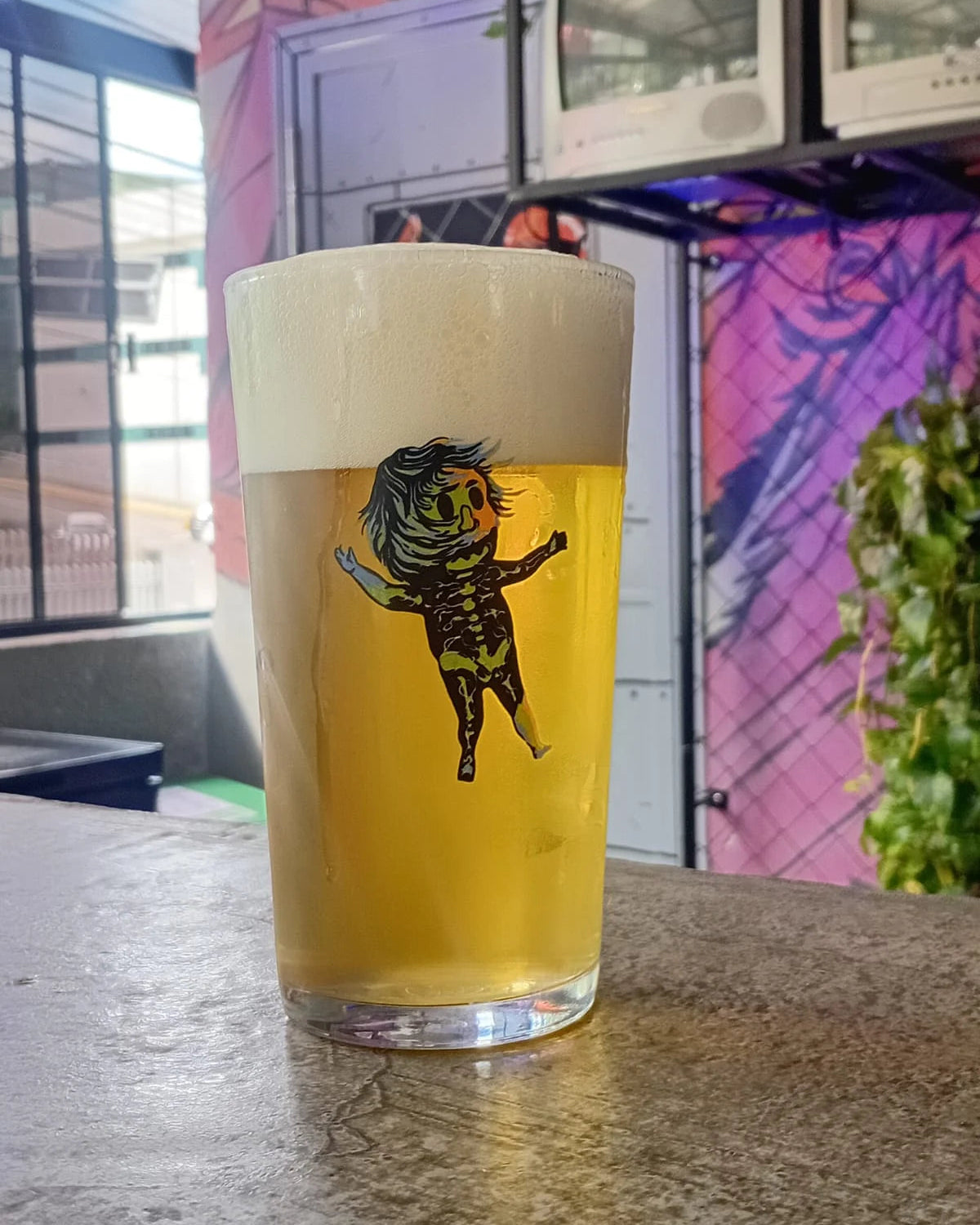 Copo American Pint Pasabahce -  Esqueleto Dude 570ML