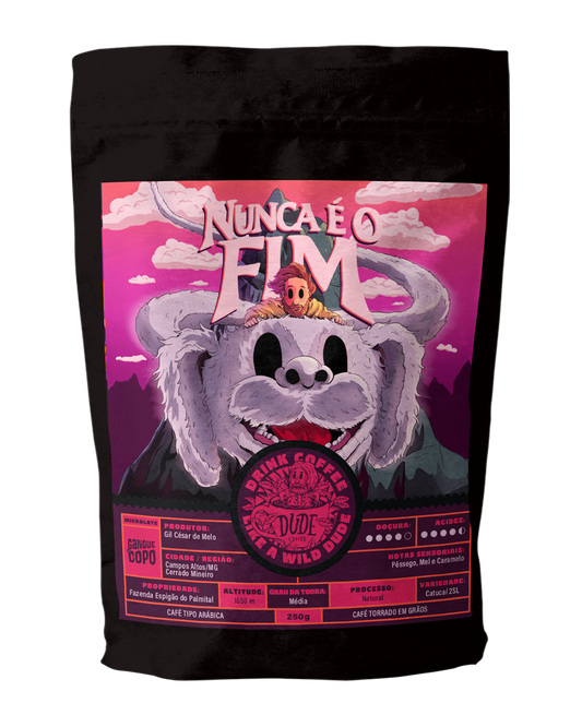 Café Nunca é o Fim  (Pêssego, Mel e Caramelo)