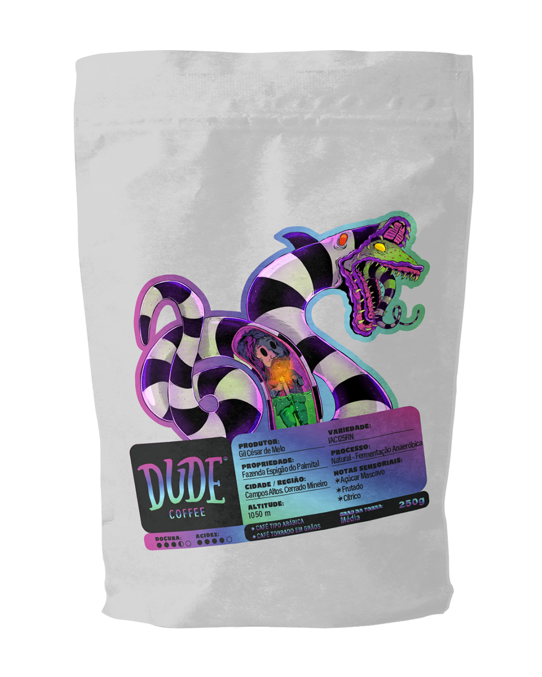 Café Preso no Limbo (Açúcar Mascavo, Frutado e  Cítrico)