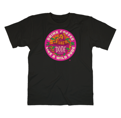 Camiseta Preta Logo Dude Coffee