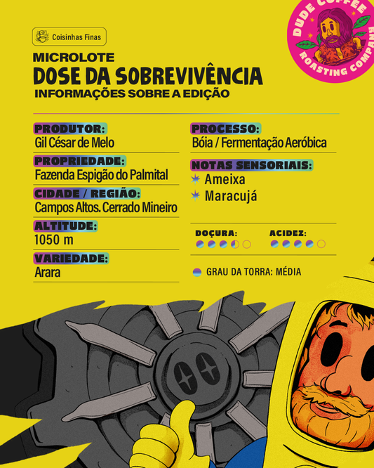 Café Dose de Sobrevivência (Ameixa e Maracujá)