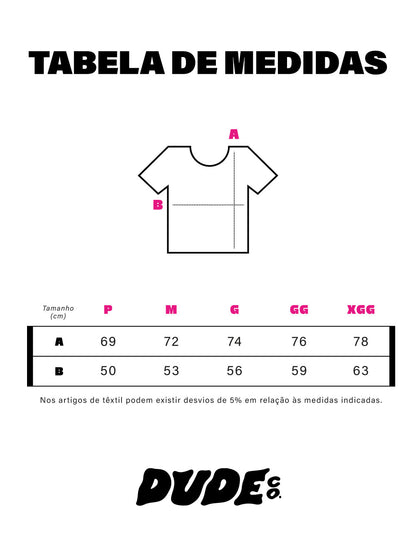 Camiseta Preta Logo Dude Coffee